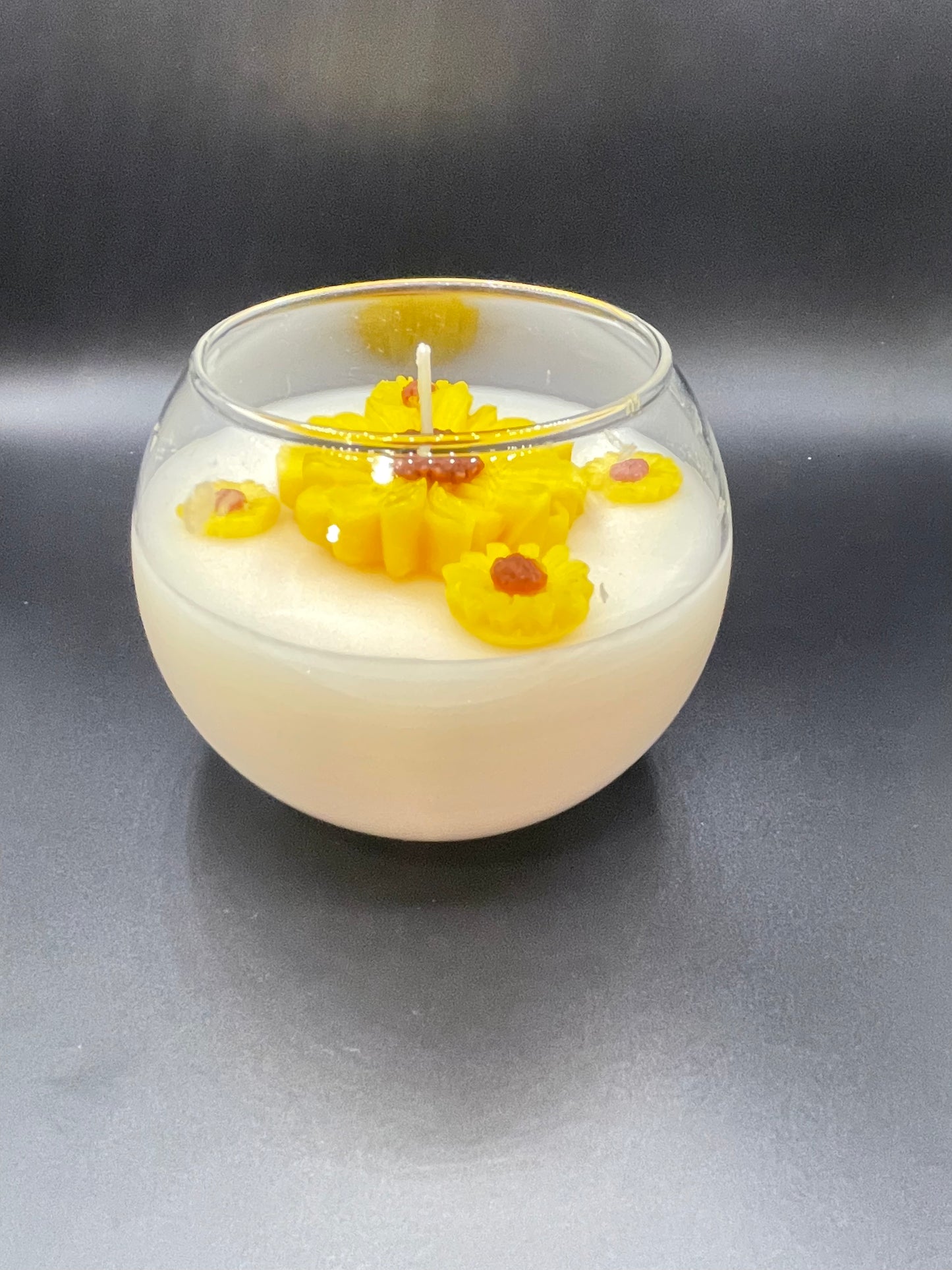 Golden Blossom Candle