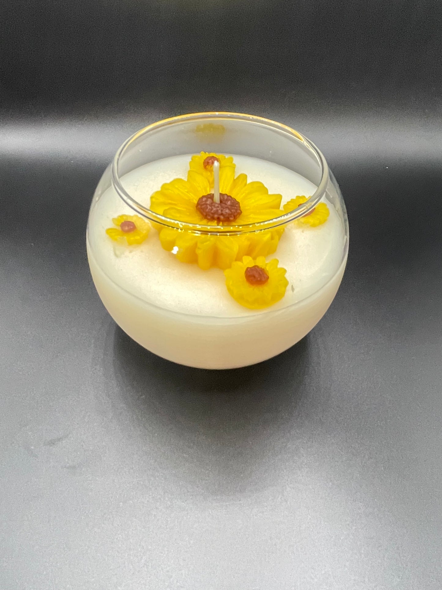 Golden Blossom Candle