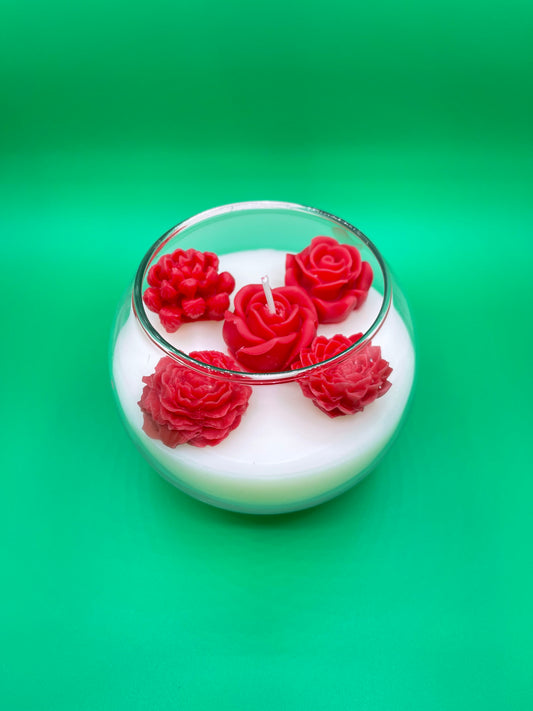 Ruby Bloom Candle