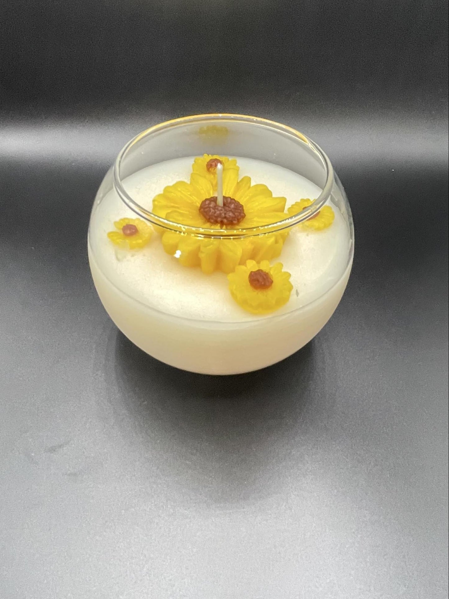 Golden Blossom Candle